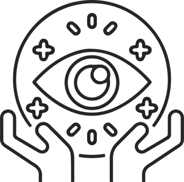 Göz simgesi vektör resmi illüstrasyonu