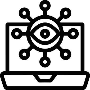 Göz simgesi vektör resmi illüstrasyonu