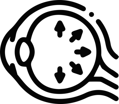 Göz simgesi vektör resmi illüstrasyonu