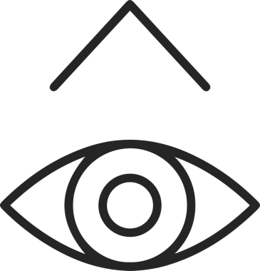 Göz simgesi vektör resmi illüstrasyonu