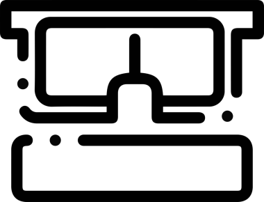 Göz simgesi vektör resmi illüstrasyonu