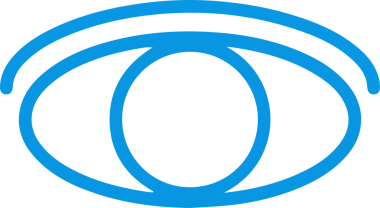 Göz simgesi vektör resmi illüstrasyonu