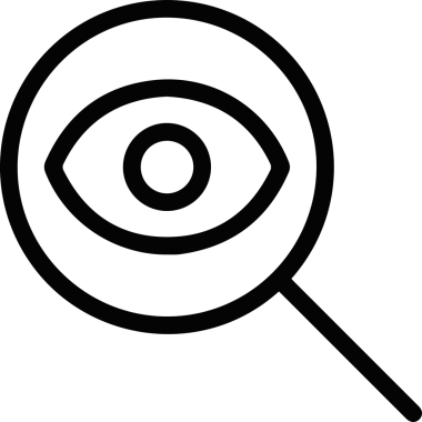 Göz simgesi vektör resmi illüstrasyonu