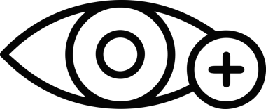 Göz simgesi vektör resmi illüstrasyonu