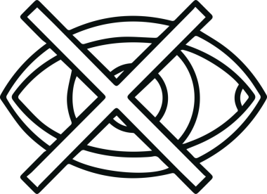 Göz simgesi vektör resmi illüstrasyonu