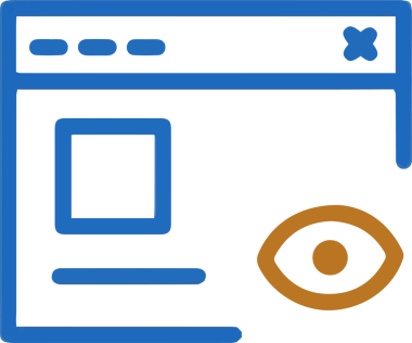 Göz simgesi vektör resmi illüstrasyonu