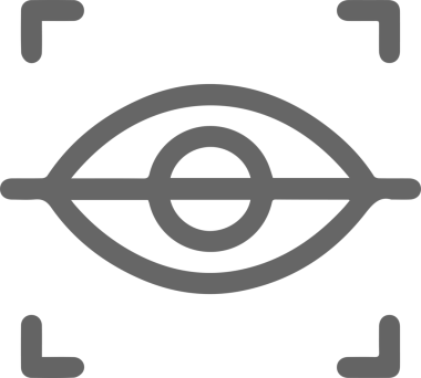 Göz simgesi vektör resmi illüstrasyonu
