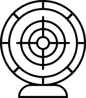 Göz simgesi vektör resmi illüstrasyonu