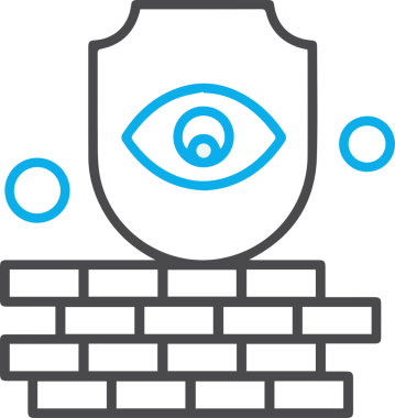 Göz simgesi vektör resmi illüstrasyonu