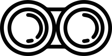 Göz simgesi vektör resmi illüstrasyonu