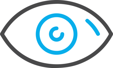 Göz simgesi vektör resmi illüstrasyonu