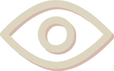 Göz simgesi vektör resmi illüstrasyonu