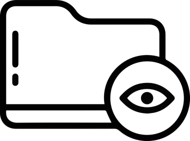 Göz simgesi vektör resmi illüstrasyonu