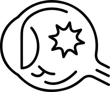 Göz simgesi vektör resmi illüstrasyonu