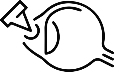 Göz simgesi vektör resmi illüstrasyonu