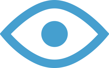 Göz simgesi vektör resmi illüstrasyonu