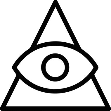 Göz simgesi vektör resmi illüstrasyonu