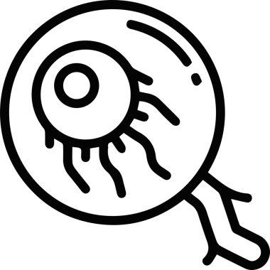 Göz simgesi vektör resmi illüstrasyonu