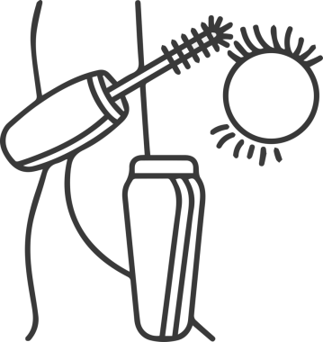 Göz simgesi vektör resmi illüstrasyonu