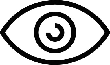 Göz simgesi vektör resmi illüstrasyonu