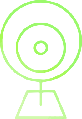 Göz simgesi vektör resmi illüstrasyonu