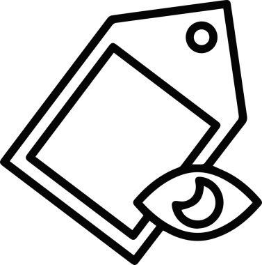 Göz simgesi vektör resmi illüstrasyonu