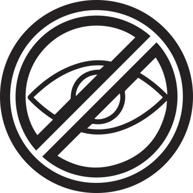 Göz simgesi vektör resmi illüstrasyonu