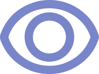 Göz simgesi vektör resmi illüstrasyonu