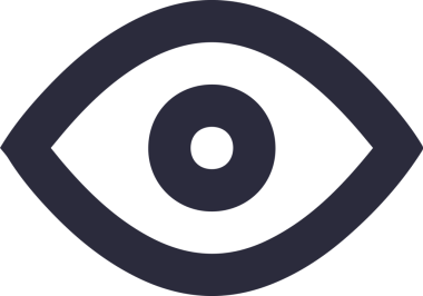 Göz simgesi vektör resmi illüstrasyonu