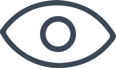 Göz simgesi vektör resmi illüstrasyonu