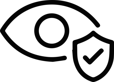 Göz simgesi vektör resmi illüstrasyonu