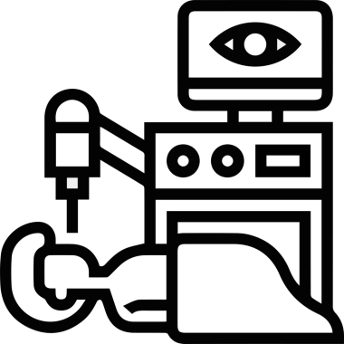 Göz simgesi vektör resmi illüstrasyonu