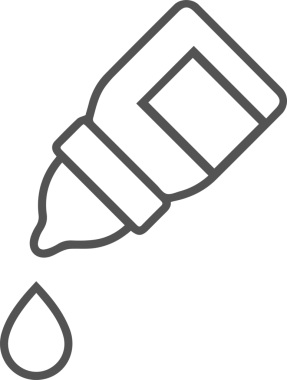 Göz simgesi vektör resmi illüstrasyonu