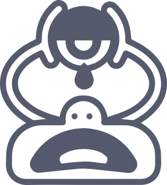 Göz simgesi vektör resmi illüstrasyonu