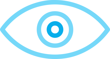 Göz simgesi vektör resmi illüstrasyonu