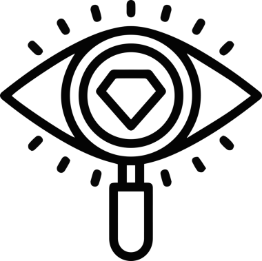 Göz simgesi vektör resmi illüstrasyonu