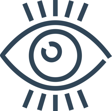 Göz simgesi vektör resmi illüstrasyonu