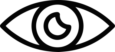 Göz simgesi vektör resmi illüstrasyonu