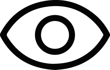 Göz simgesi vektör resmi illüstrasyonu