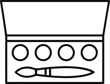 Göz simgesi vektör resmi illüstrasyonu