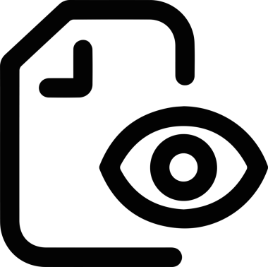 Göz simgesi vektör resmi illüstrasyonu