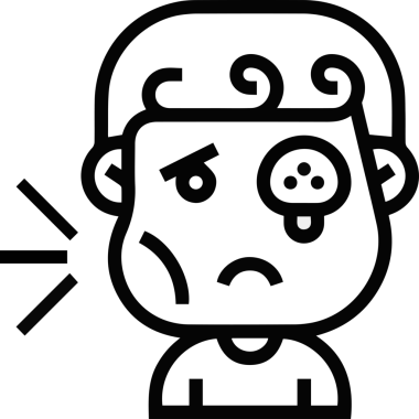 Göz simgesi vektör resmi illüstrasyonu