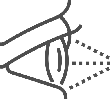 Göz simgesi vektör resmi illüstrasyonu