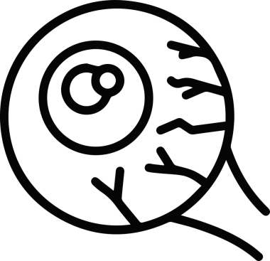 Göz simgesi vektör resmi illüstrasyonu