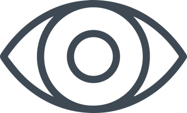 Göz simgesi vektör resmi illüstrasyonu