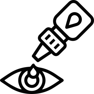 Göz simgesi vektör resmi illüstrasyonu