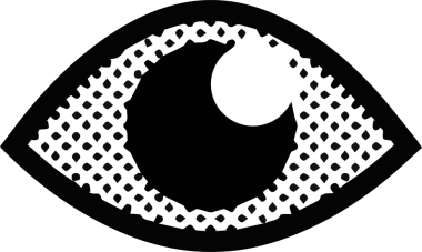 Göz simgesi vektör resmi illüstrasyonu