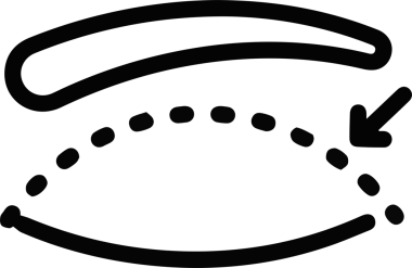 Göz simgesi vektör resmi illüstrasyonu