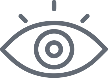 Göz simgesi vektör resmi illüstrasyonu