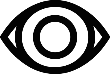 Göz simgesi vektör resmi illüstrasyonu
